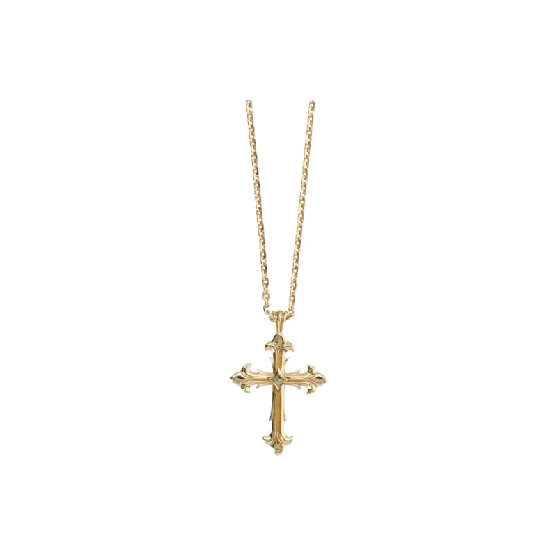 EMANUELE BICOCCHI Medium Fleury Cross Pendant Necklace-0