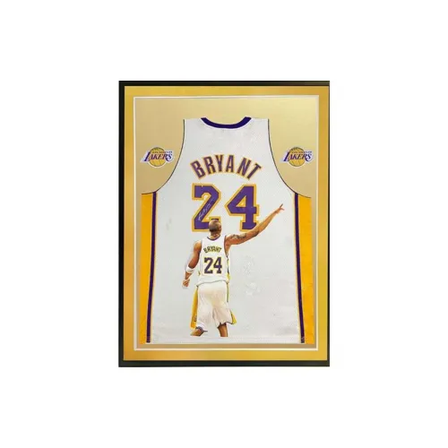 Yi Shot Los Angeles Lakers Basketball Fan Supplies SA Certificate Included Framed Collection White Unisex