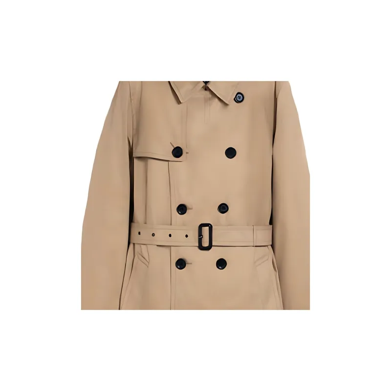 COACH Trench Coats Men Khaki-3