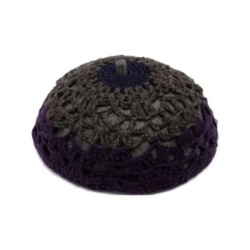 PRADA Wool Crochet Beret