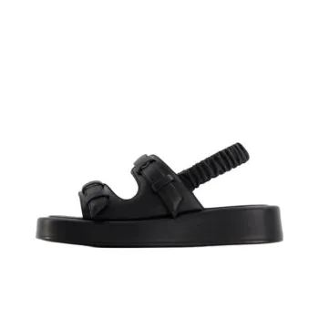 Elleme Loop Platform Leather Slingback Sandals Women's