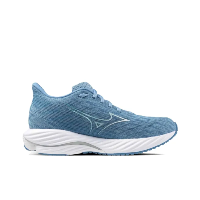 Mizuno Wave Rider 28 Anti Slip Wear Resistant Low Top Running Shoes Women's Blue-1