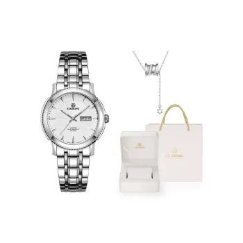 STARKING Automatic Mechanical Movement Watch Unisex White Dial