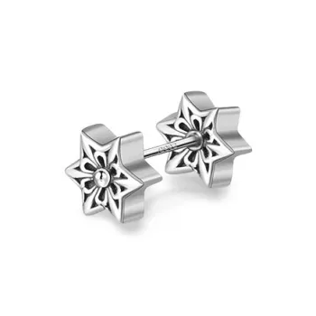 ETAHLOVE Sterling Silver Earrings Unisex Confession Date Gift Birthday Box