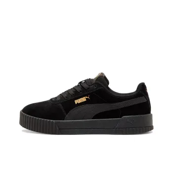 PUMA Carina Anti-Slip Wear-Resistant Low-Top Skateboard Shoes Women's Gray Black