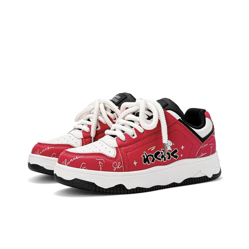 Crayon Shinchan Low Top Skateboard Shoes Unisex-27