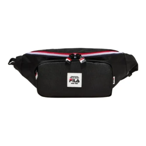 FILA Polyester One Shoulder Crossbody Fanny Pack Kids' Black