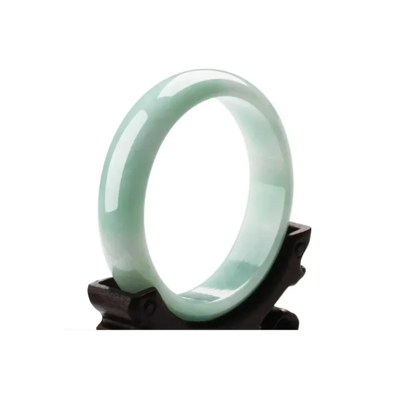 Seven Little Craftsmen Glutinous Jade Jadeite Bangles Unisex-4
