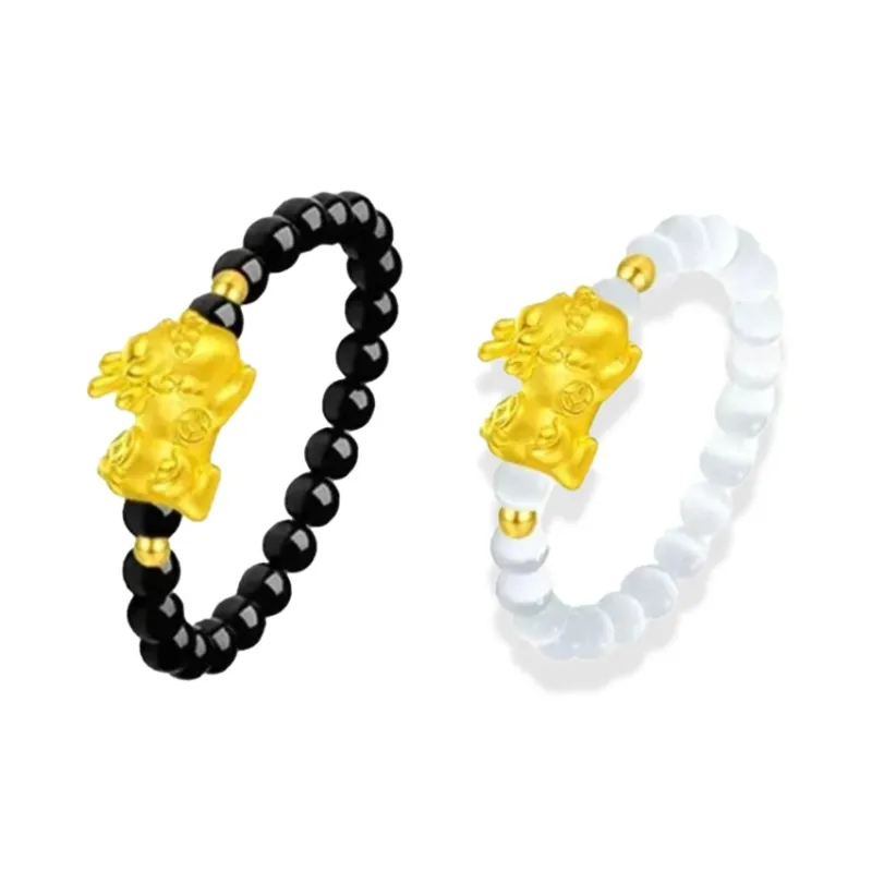 GIRATI Colored Glaze Rings Unisex-8