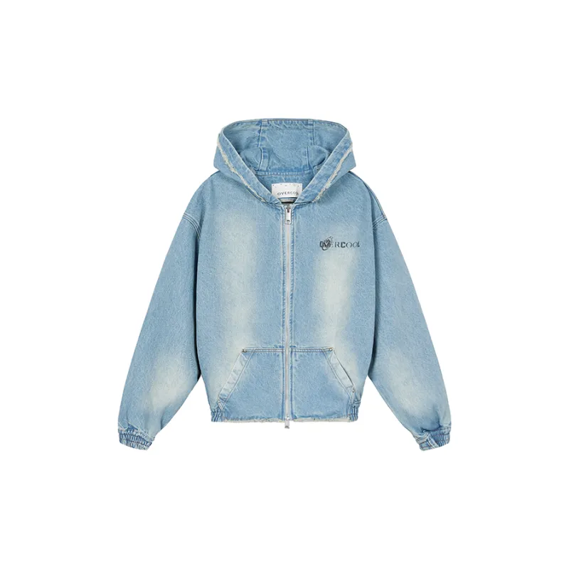 OVERCOOL FW24 Denim Jacket Unisex Ice Blue-3