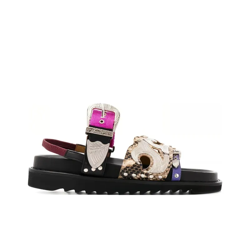 Toga Pulla One Strap Sandals Women's Black-1