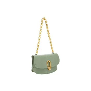 ZESH Cow Leather Shoulder Bag Trumpets Women's Multicolor