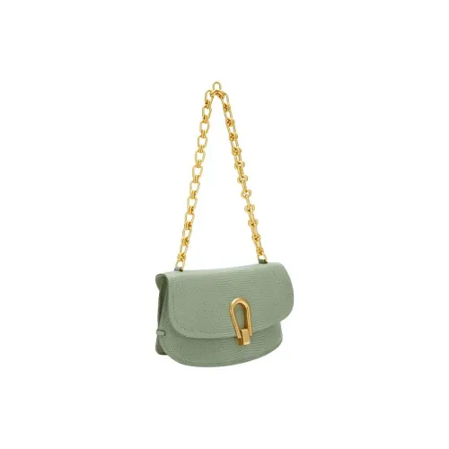 ZESH Cow Leather Shoulder Bag Trumpets Women's Multicolor