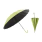 16-Rib Vinyl Straight Shaft Umbrella & Color Scheme Leather Controller Matcha Green