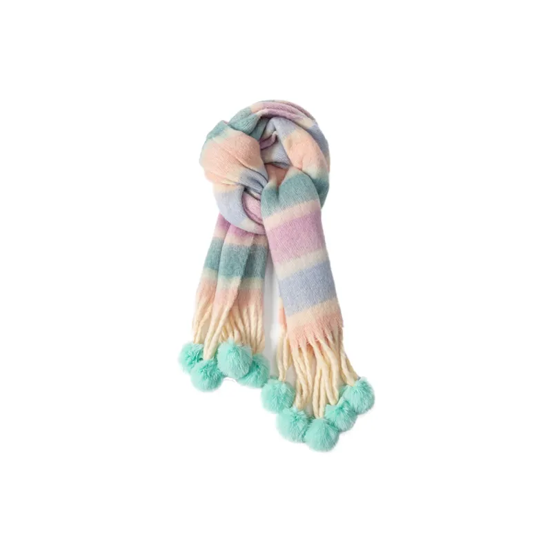 FUO Knit Scarves Women's-3