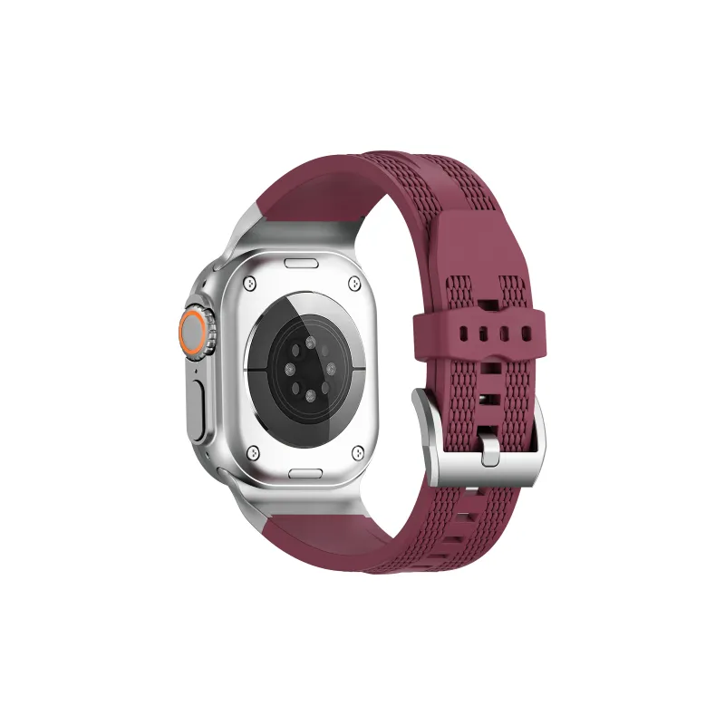 NCFCK Watch Band Apple Compatibility Silicone Material-1