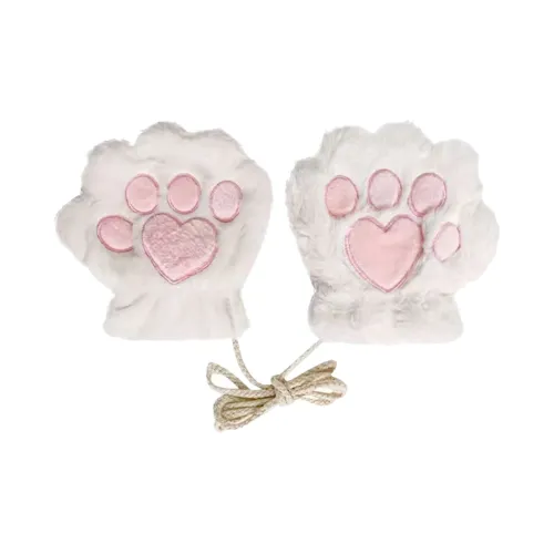 PLAN IN Polyester Knit Gloves Women's