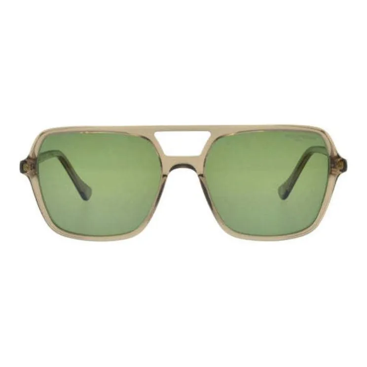 INES DE LA FRESSANGE Acetate Aviator Sunglasses Women's Green-1