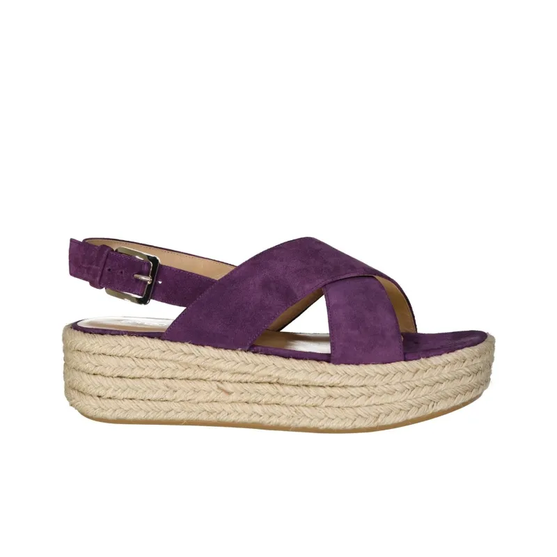 SERGIO ROSSI One Strap Sandals 5cm Women's Purple-1