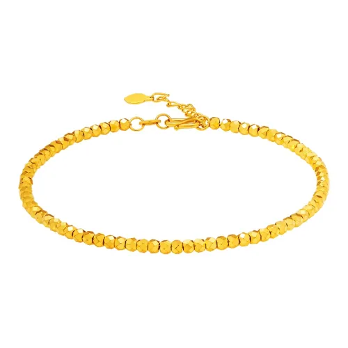 FQ JEWELRY Lianlian, Disco 5G Gold Nuggets Solid Gold Priced In Gram Gold Bracelet Women's Gold