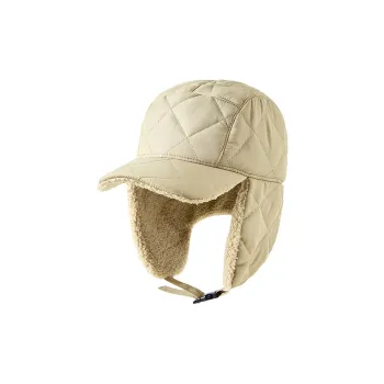 KENMO Nylon Trapper Hats Unisex Black