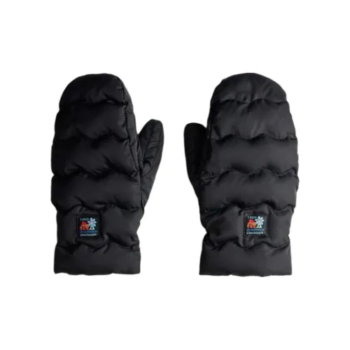 COACH Polyester Other Gloves Unisex Black