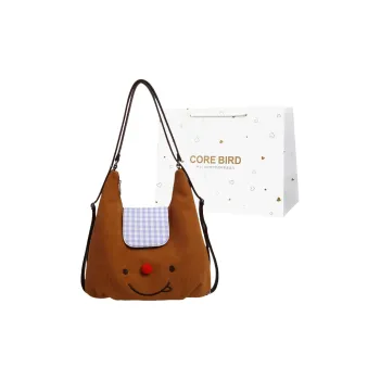 CORE BIRD Strips Shoulder Bag Regular Women's Brown