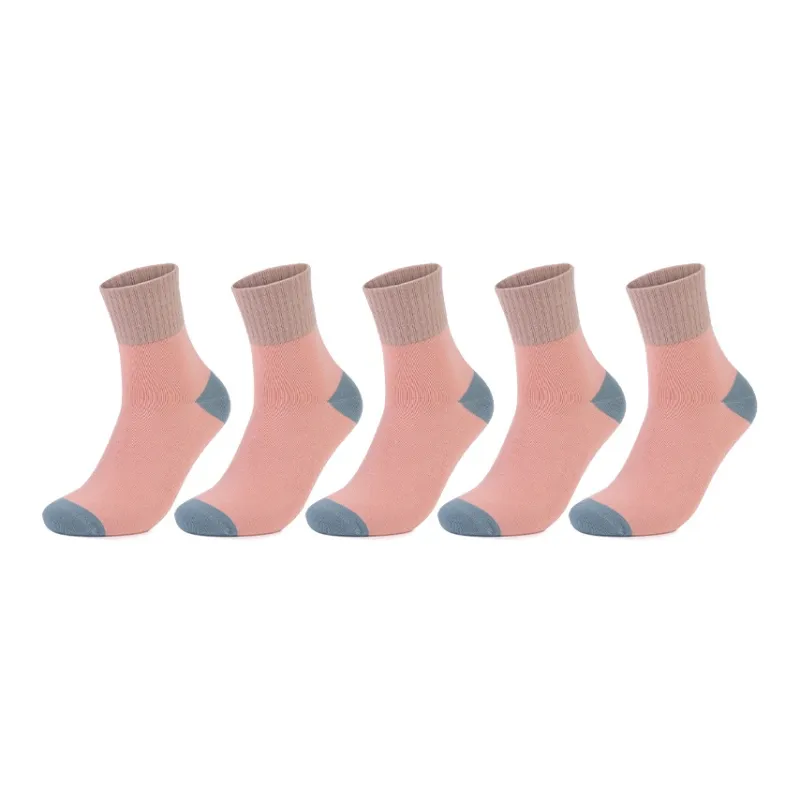 MIIOW Mid Calf Socks Women's 5 Pack-13