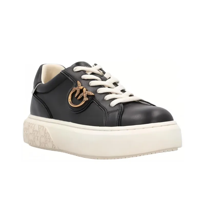 PINKO Logo Detailed Platform Low Top Sneakers Women's-2