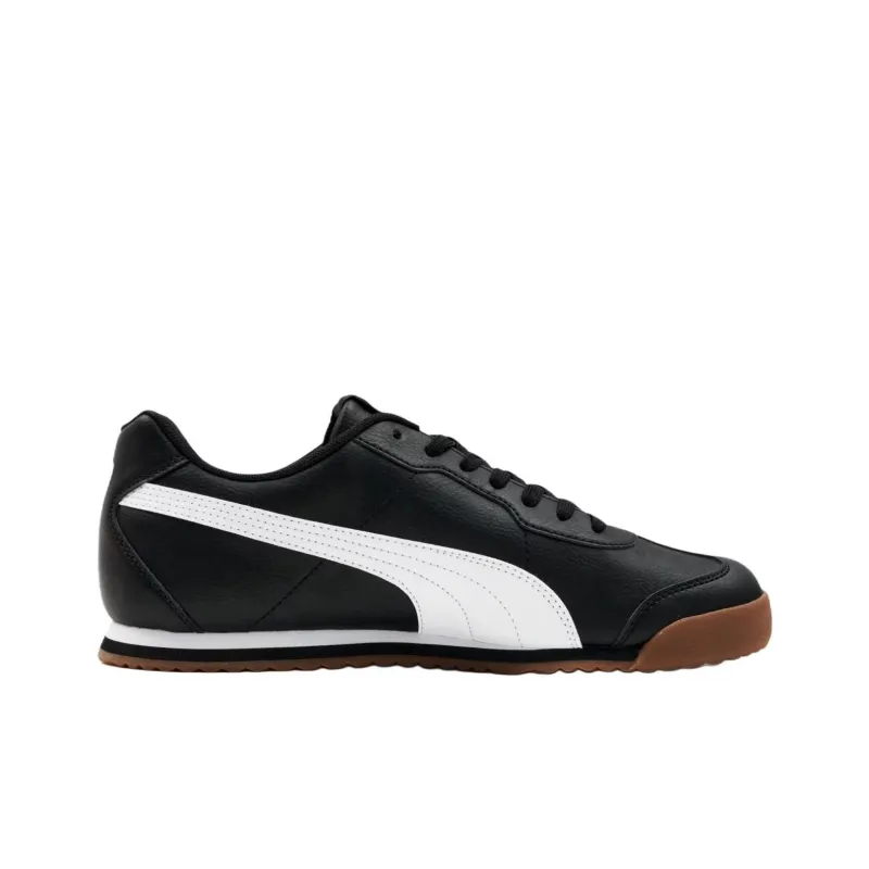 PUMA Turino Anti Slip Wear Resistant Low Top Casual Shoes Men's Black White-1