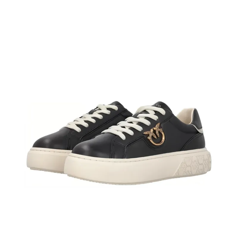 PINKO Logo Detailed Platform Low Top Sneakers Women's-3