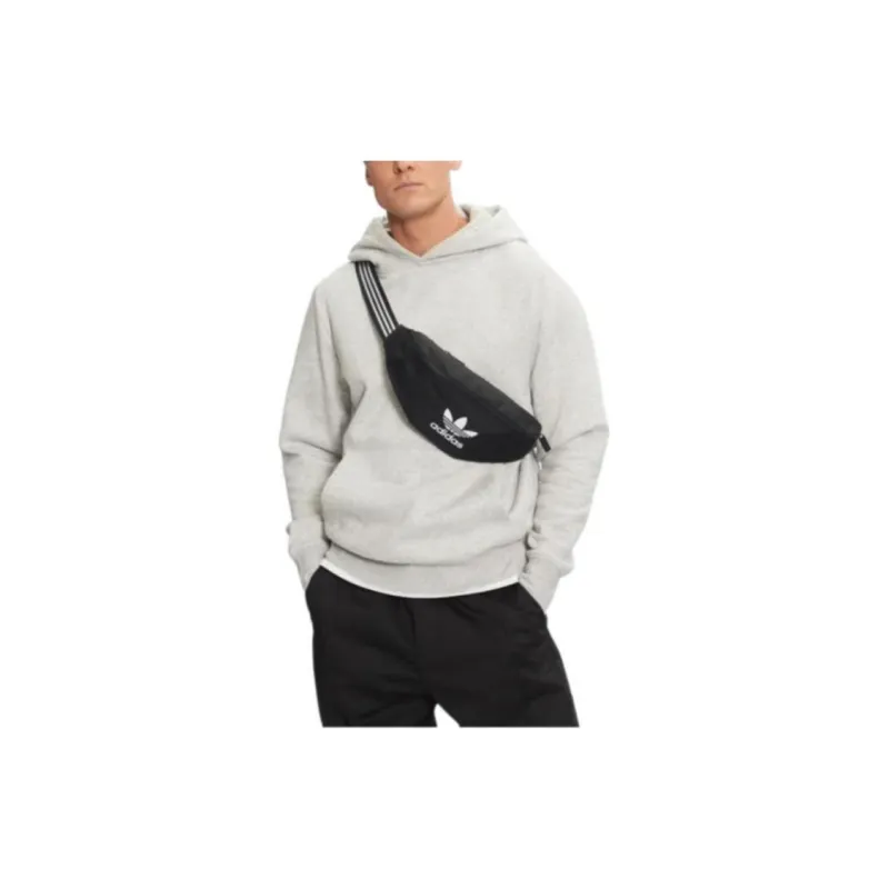 Adidas Polyester One Shoulder Crossbody Fanny Pack Regular Unisex Black-4