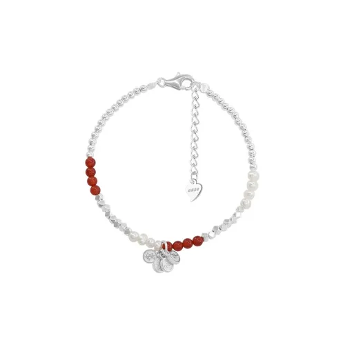 Heart Grass S925 Silver Bracelets Women's