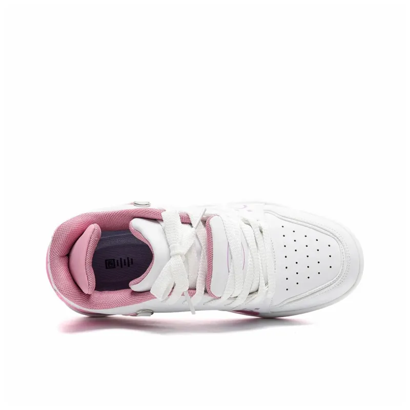 Circle Small Coverage Slip Resistant Lightweight Height Increasing Low Top Skateboard Shoes Unisex-30