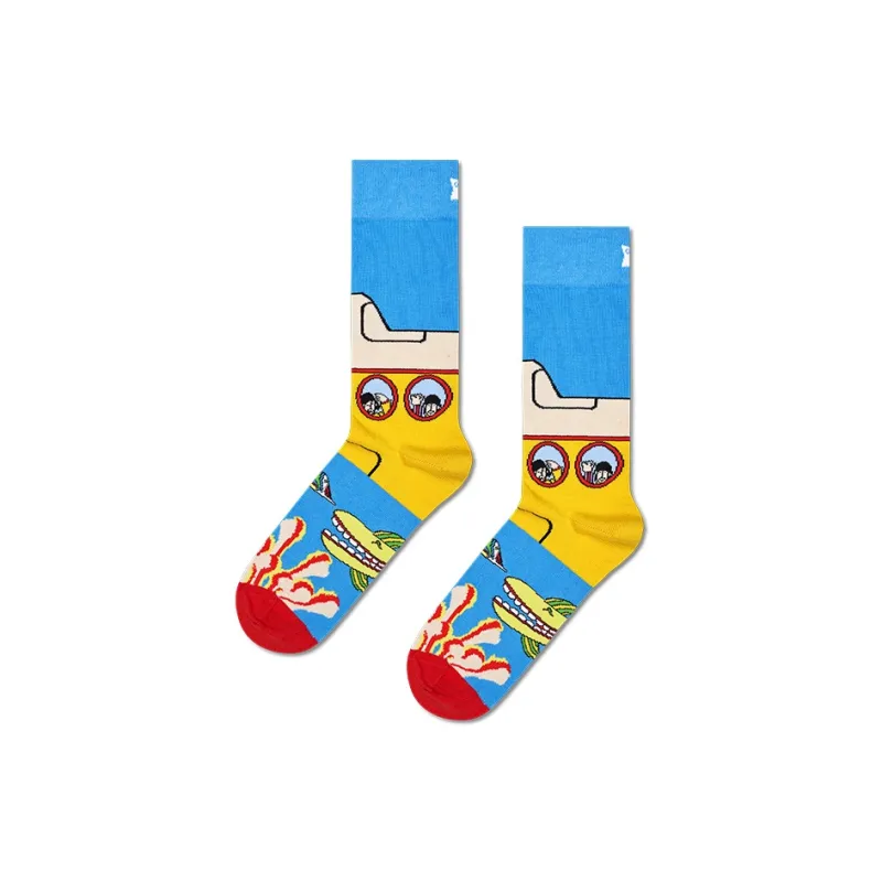 Happy Socks Mid Calf Socks Unisex Combo Set-3