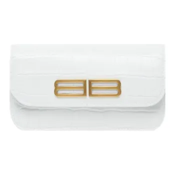 Balenciaga Gossip Cow Leather Wallet Women's White