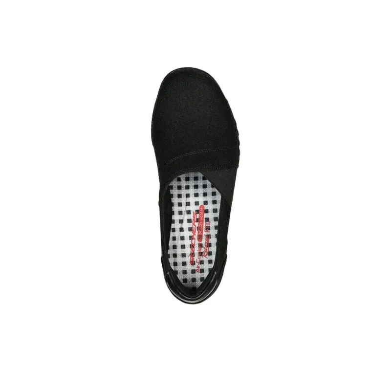 Skechers Relaxed Fit Anti Slip Wear Resistant Low Top Casual Shoes Women's Black-3