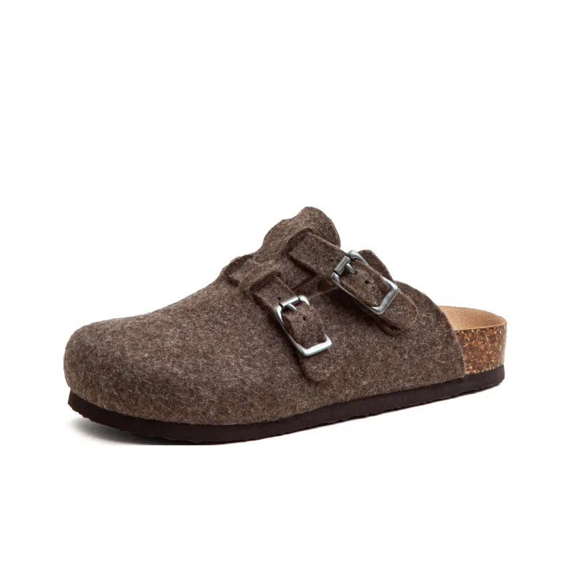 MADEN Closed Toe Slippers Men's Mocha-1
