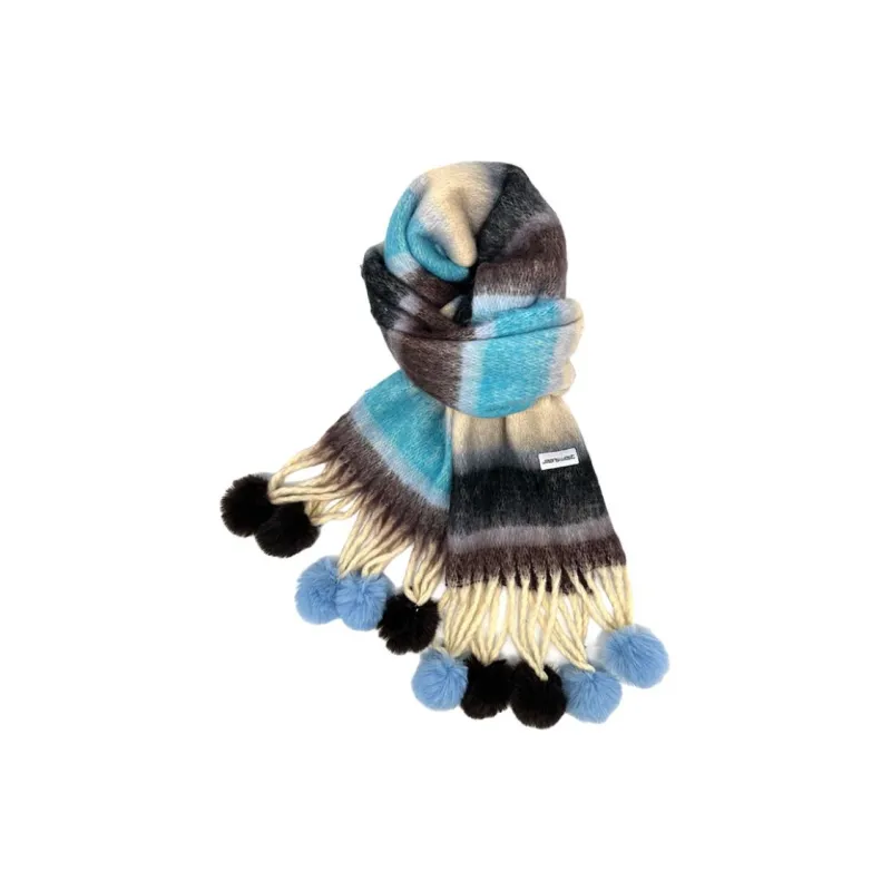 JEANSWEST Knit Scarves Unisex-2