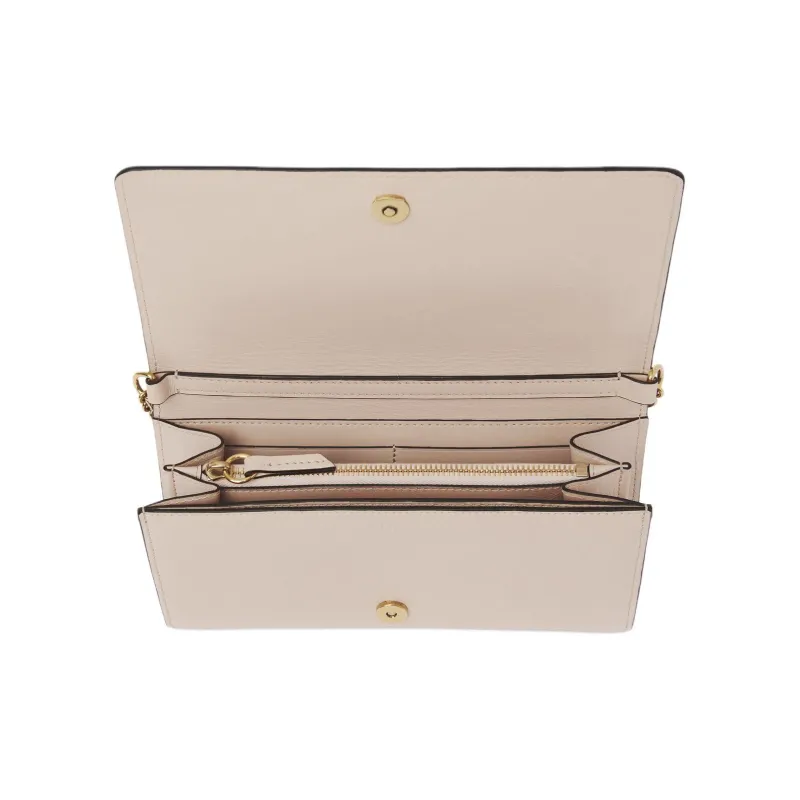 Chloe Cow Leather Shoulder Bag, Crossbody Bag, Wallet Regular Women's Cement Powder-3