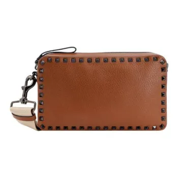 Valentino Garavani Rockstud Zip Up Messenger Bag