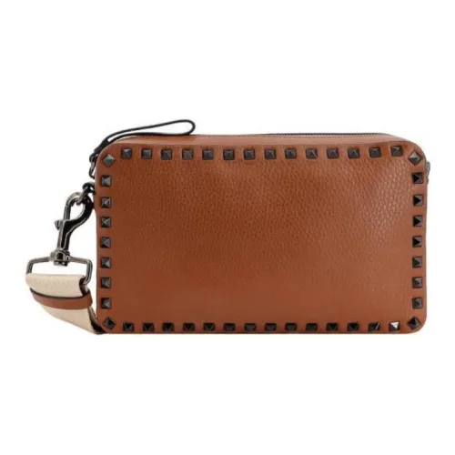 Valentino Garavani Rockstud Zip Up Messenger Bag