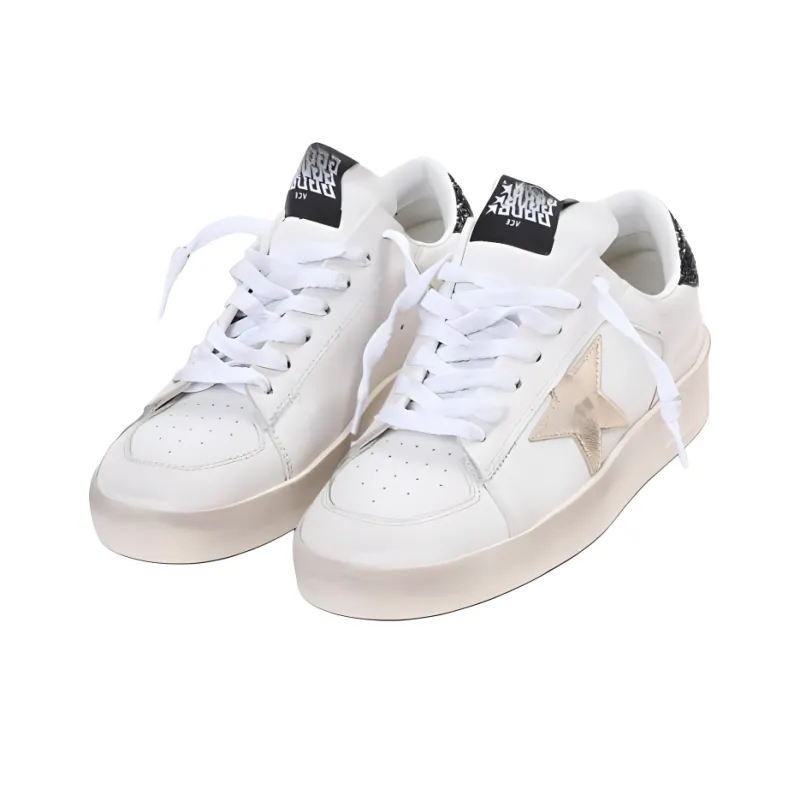 Golden Goose Stardan Low Top Skateboard Shoes Women's White-2