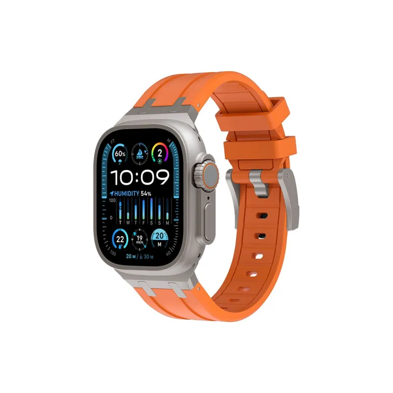 ZHENGGUANG Watch Band Apple Compatibility Silicone Material-5