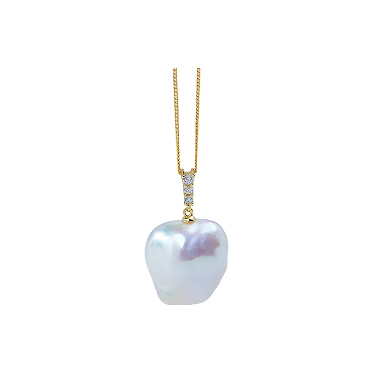 ANGEPERLE Freshwater Pearl Necklaces Women's-0