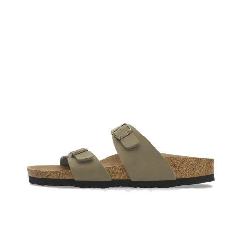 Birkenstock Sydney EVA Slip-Resistant Abrasion-Resistant Slide Slippers Women's Green Regular Edition