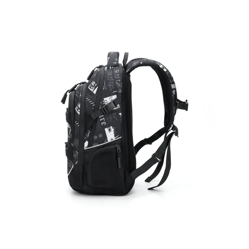 HELLO DRAGON Nylon Backpack Laptop Bag Students Backpack Regular Unisex Multicolor-7