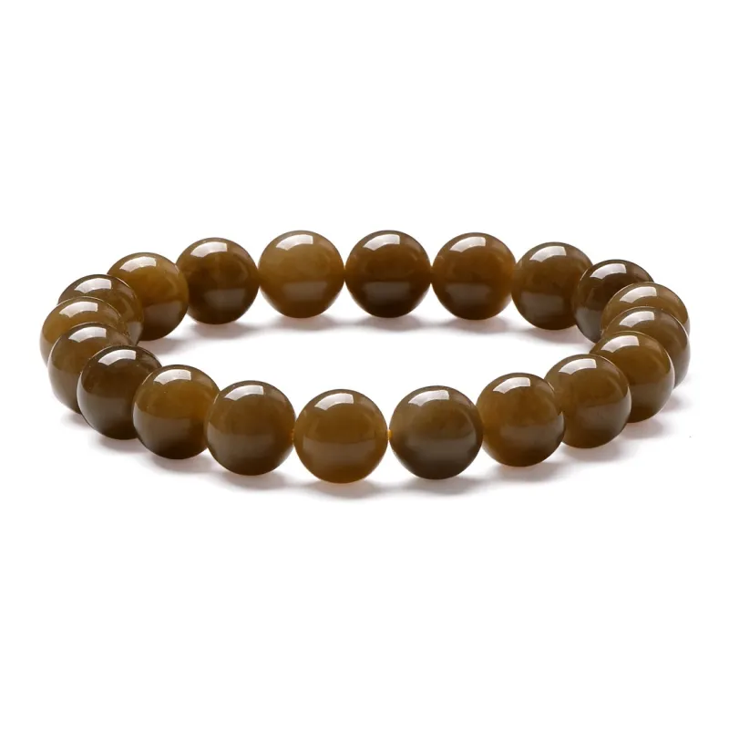 MARY WINDSOR Hetian Jade Wealth Rolls Beaded Bracelet Sugar Jade Women's-0