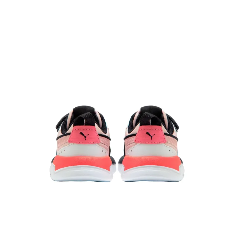 PUMA X-RAY Anti-Slip Wear-Resistant Low-Top Kids' Skateboarding Shoes Pink White Children Aged 3-7 Years Old-3