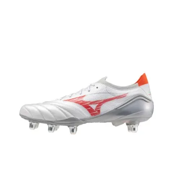 Mizuno Morelia Neo 4 Anti Slip Wear Resistant Soccer Shoes Unisex White